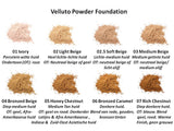Hynt Velluto Powder Foundation tinten met huidskleur