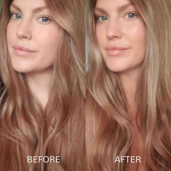 INIKA Organic | Zelfbruinspray voor en na | INDISHA
