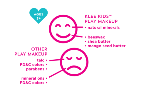 Klee Kids veilige kinder speel make up
