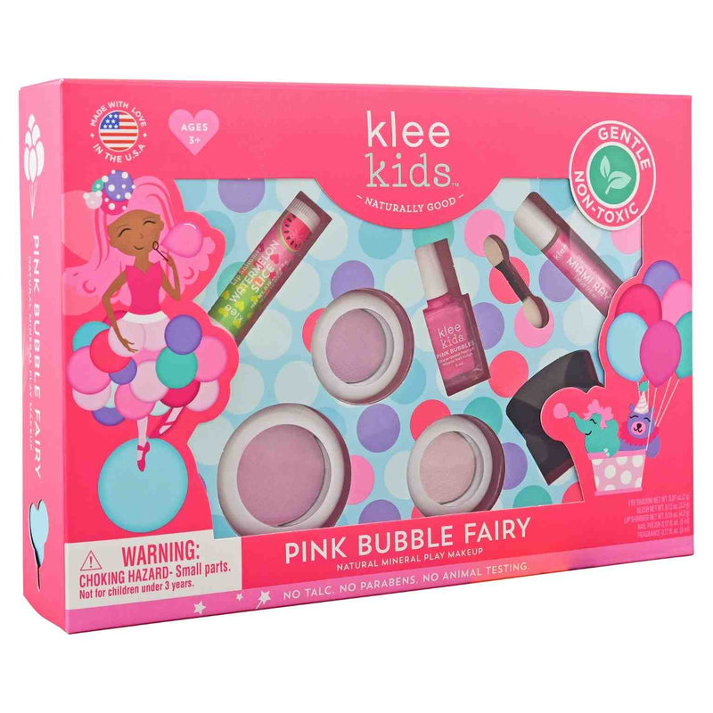Klee 100% natuurlijke kinder speel make up | Pink Bubble Fairy Set | INDISHA