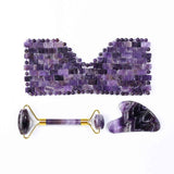 Set Amethyst Roller Gua sha Gezichtsmasker | INDISHA