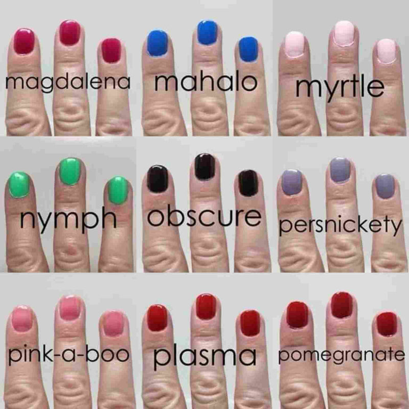 Acquarella Pomegranate op nagels | INDISHA