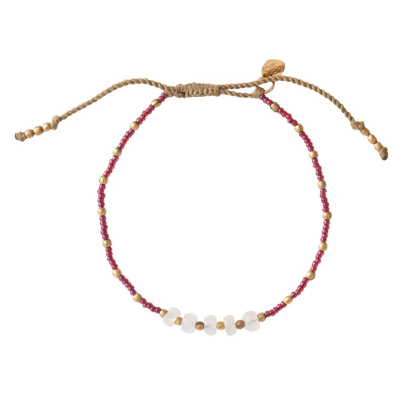 A Beautiful Story Family Moonstone armband - INDISHA