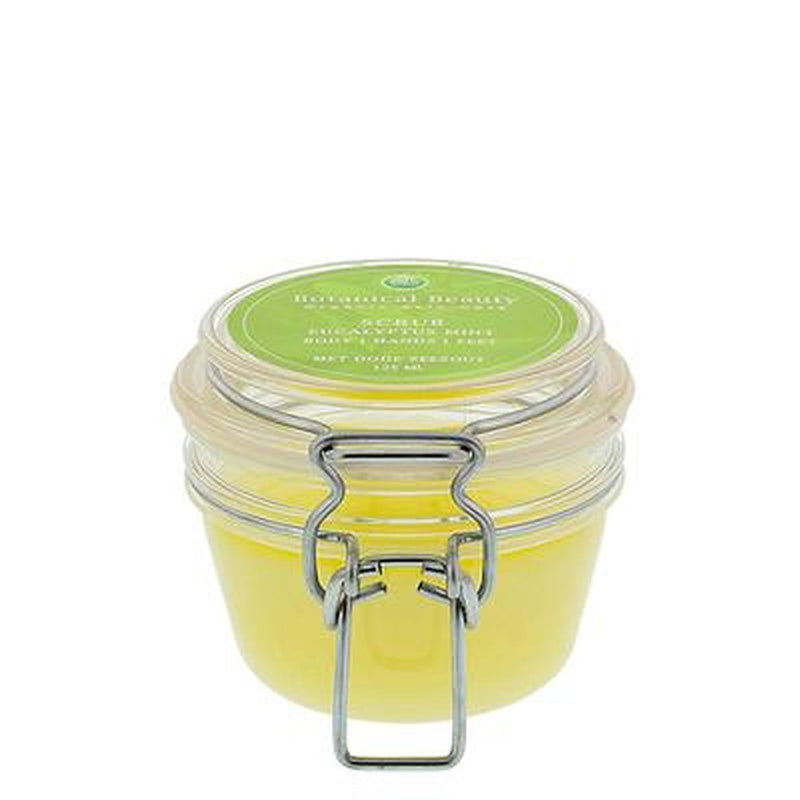 Botanical-Beauty-bodyscrub-eucalyptus-mint-125ml-INDISHA