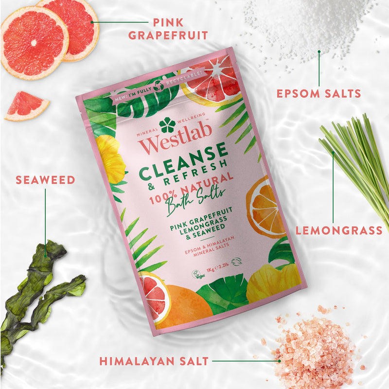 Cleanse bath salts - Recharge your mind and body