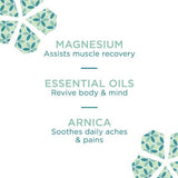 WestLab Recover badzout - verlicht je spieren! Epsomzout met extract van arnica & witte berk. En essentiele olie van eucalyptus, munt en ceder.