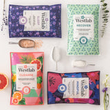 WestLan badzout Alchemy serie: Recover (Epsom), Cleanse (Epsom/Himalaya), Mindfull (Epsom/Himalaya), Sleep (Epsom)