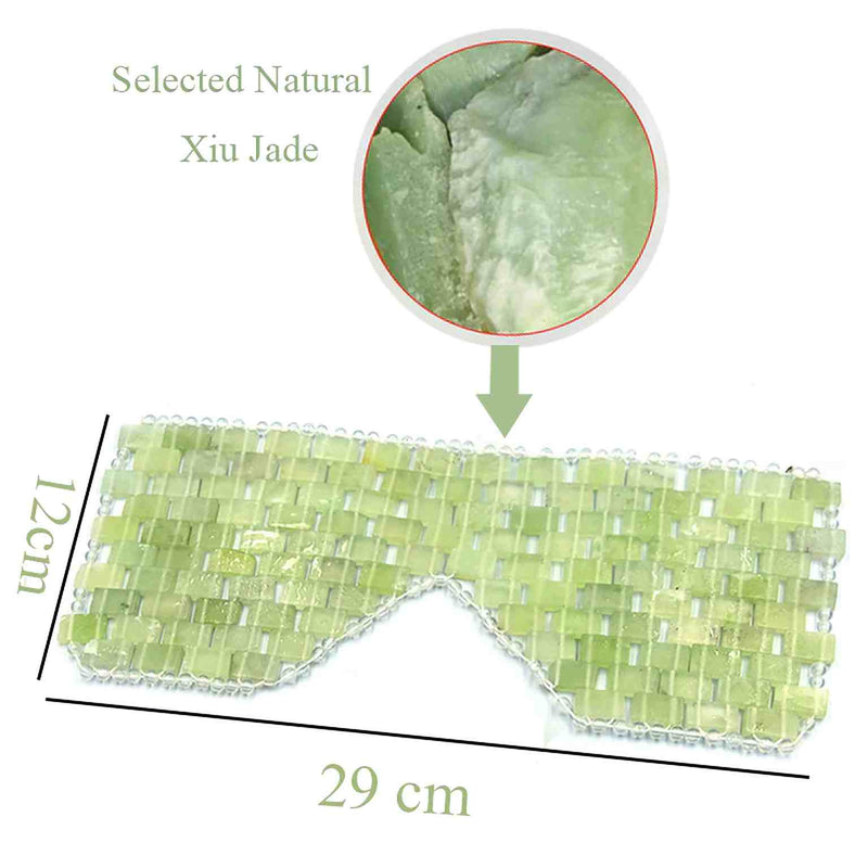 Jade oogmasker xiu jade12x29cm - INDISHA