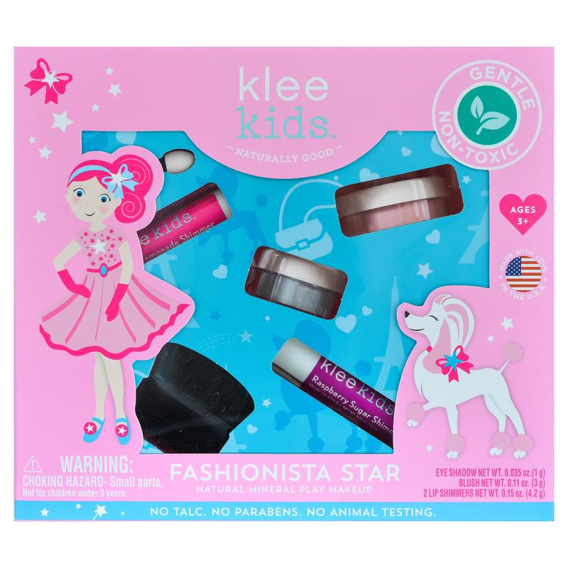 Klee Kids Fashionista Star 100% natuurlijke kinder speel make up set