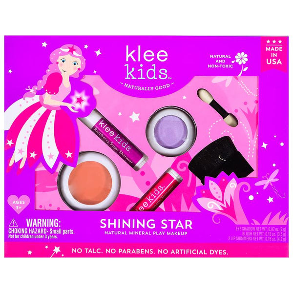 Klee Kids Shining Star veilige natuurlijke speel make up set