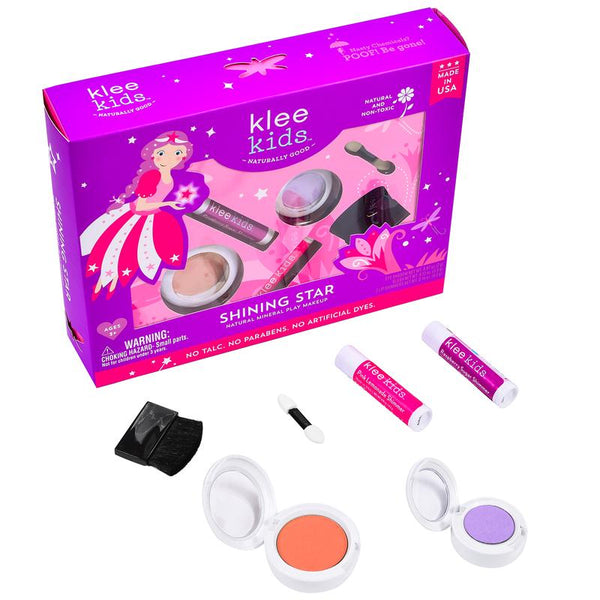 Klee Kids Shining Star veilige natuurlijke speel make up set
