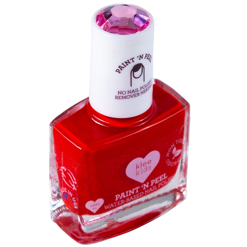 Klee-veilige-nagellak- waterbasis-peel off -  01 Nashville - rood