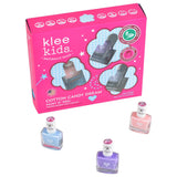 Klee Kids veilige nagellak set Cotton-Candy-Dream-roze-paars-lichtblauw-peeloff