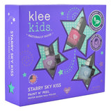 Klee Kids veilige nagellak set Starry Sky Kiss zuurstokroze lila lichtblauw peel off