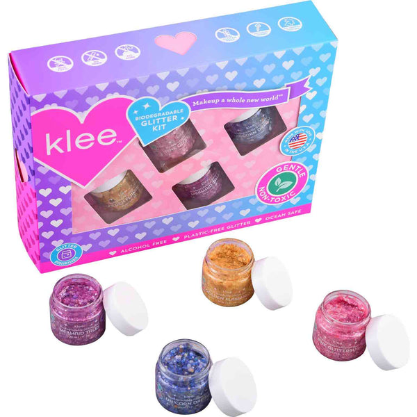 100% Natuurlijke Glitter Gel Speel Make Up Set - Mermaid Paradise
