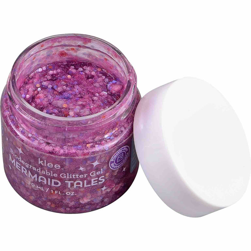 100% Natuurlijke Glitter Gel Speel Make Up Set - Mermaid Paradise