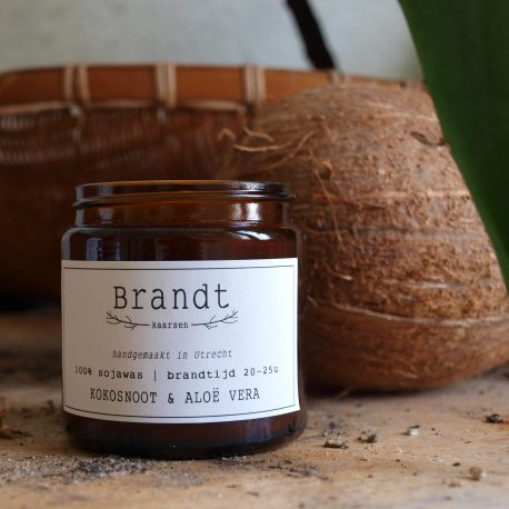 Brandt kaarsen - Apotheek - Kokosnoot/Aloe Vera - duurzame sojawas
