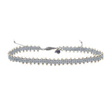 Positive enkelband (3 edelstenen)