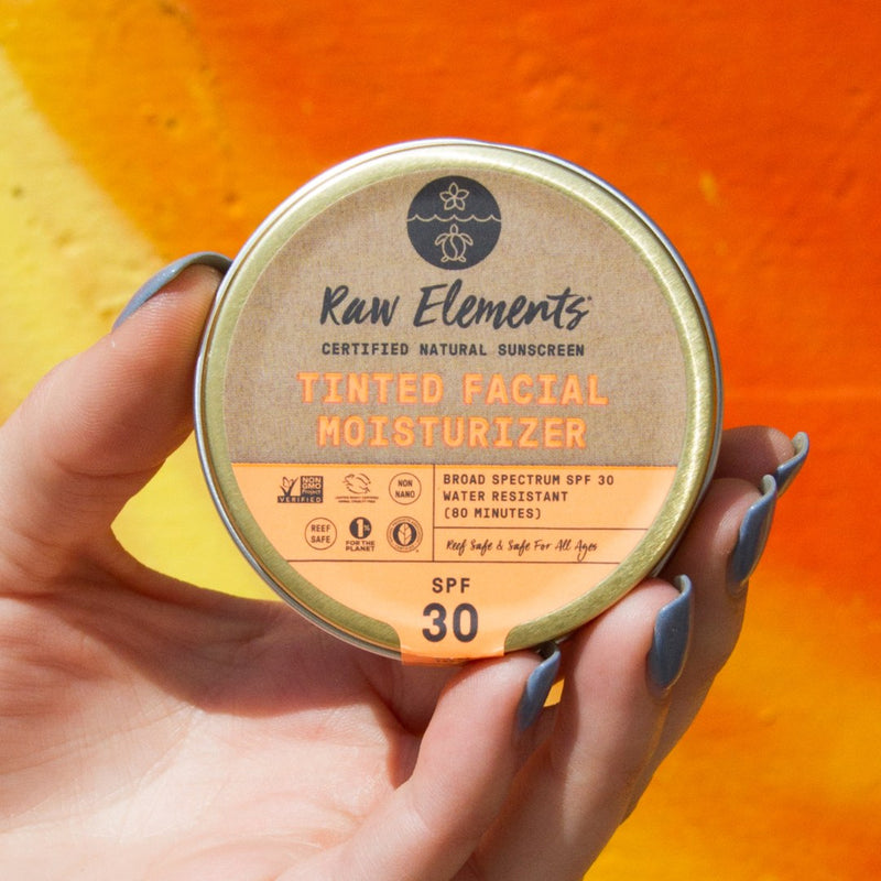 Tinted face cream SPF 30+, tin-plastic free