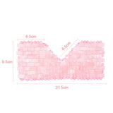 Rosequartz oogmasker afmetingen