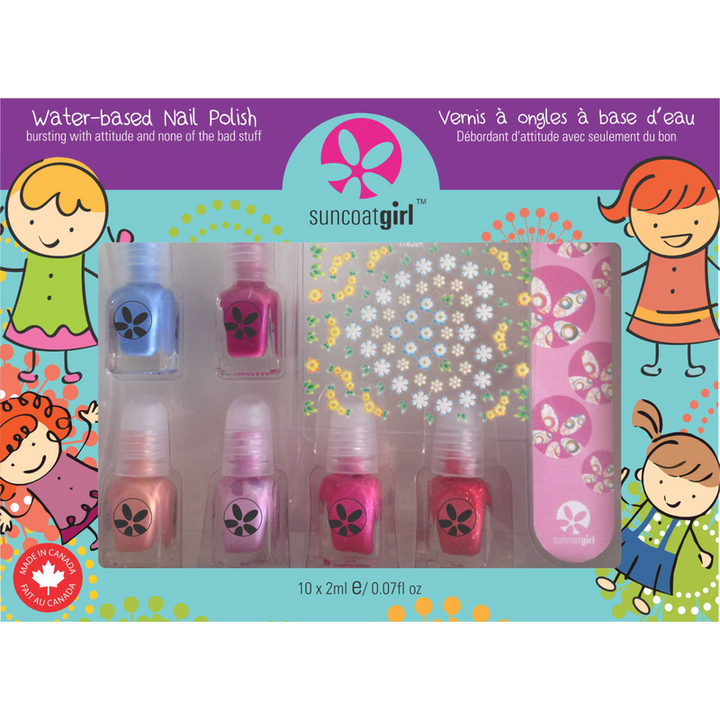 Mini mani cadeauset met stickertjes en vijl