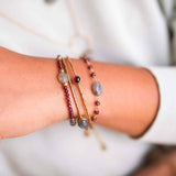 A Beautiful Story - Armband Sweet Collectie - Edelsteen Granaat