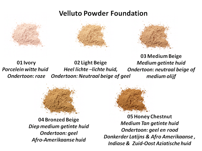 Nachfüllung der Velluto Pure Powder Foundation