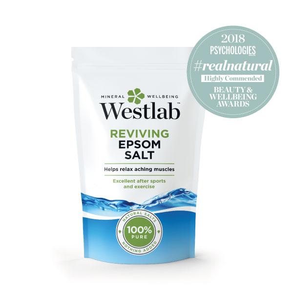 WestLab-Epsom-bitter-zout-rijk aan magnesium. Ontspant spieren na sporten. Award