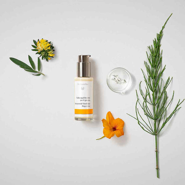 dr Hauschka - Vloeibare Dagcreme - Balancerend - gemengde huid -ingredienten - INDISHA