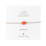 A Beautiful Story | Edelsteen armband cadeau | Carnelian | INDISHA