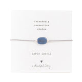 A Beautiful Story | Edelsteen armband cadeau | Lapis Lazuli | INDISHA