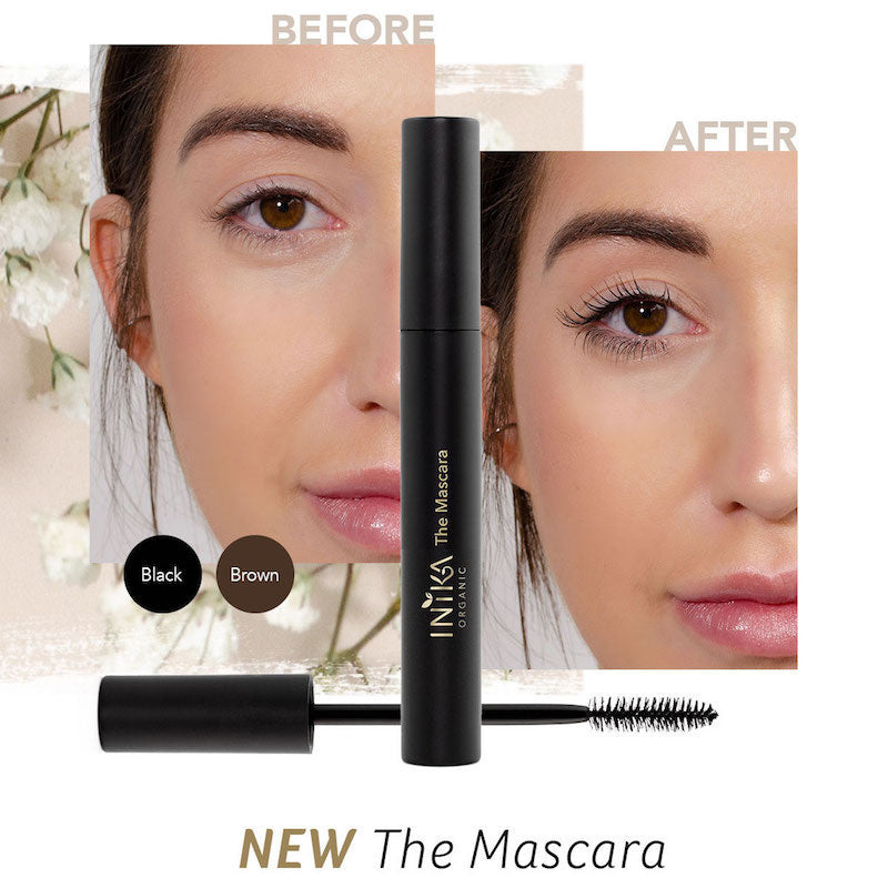 INIKA The Mascara voor en na