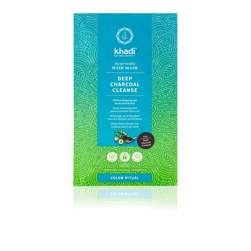 Khadi Deep Charcoal Cleanse Mask  - voorkant - INDISHA