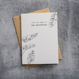 Wenskaarten zwart wit + enveloppe