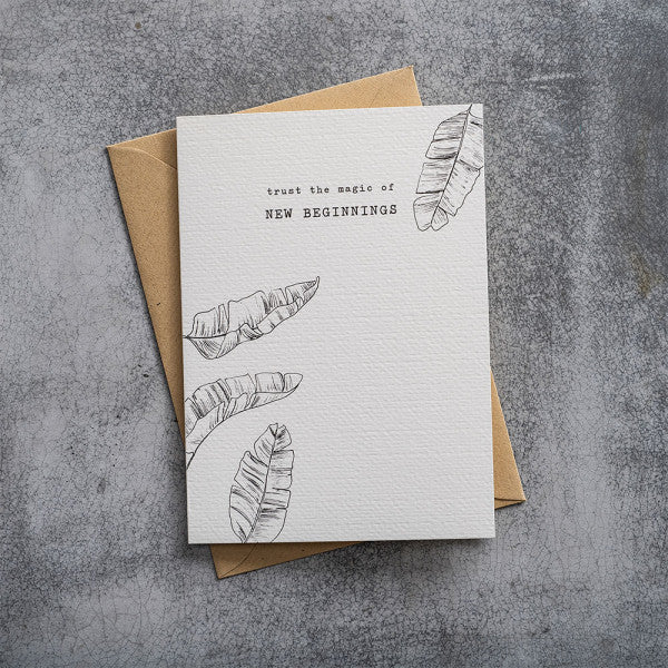 Wenskaarten zwart wit + enveloppe