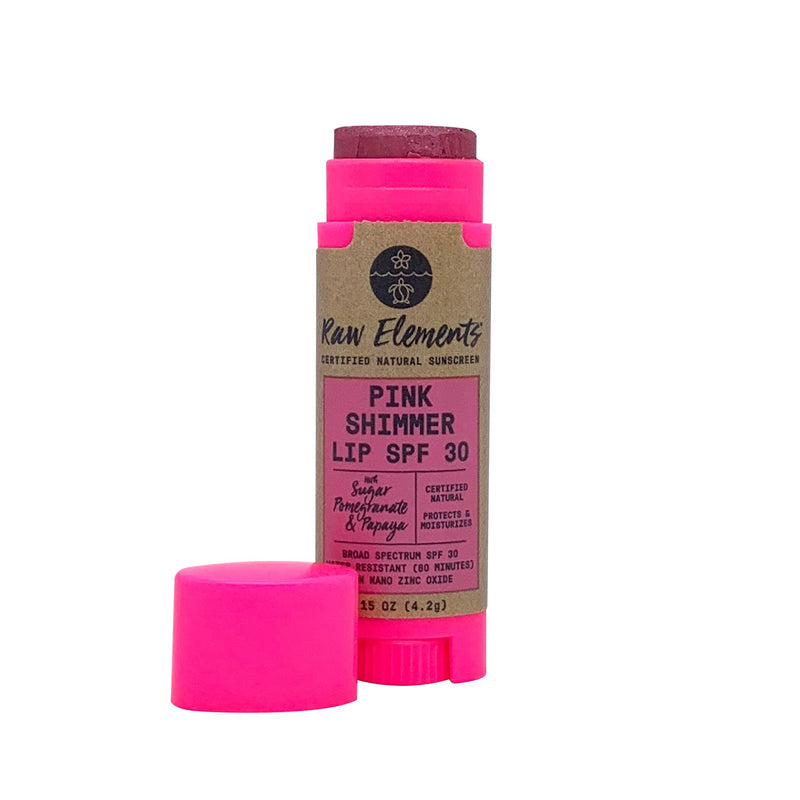 Raw Elements Pink Lip Shimmer SPF 30+
