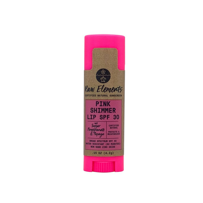 Raw Elements Pink Lip Shimmer SPF30+