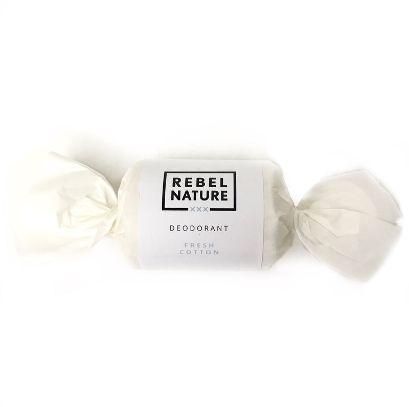 Refill Loveli Rebel Care mannen deo zonder aluminium. Met natriumbicarbonaat. Fresh Cotton. 75 ml XL