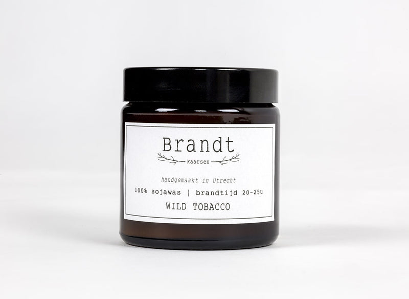 Brandt kaarsen - apotheek - Wild Tabacco - duurzame sojawas