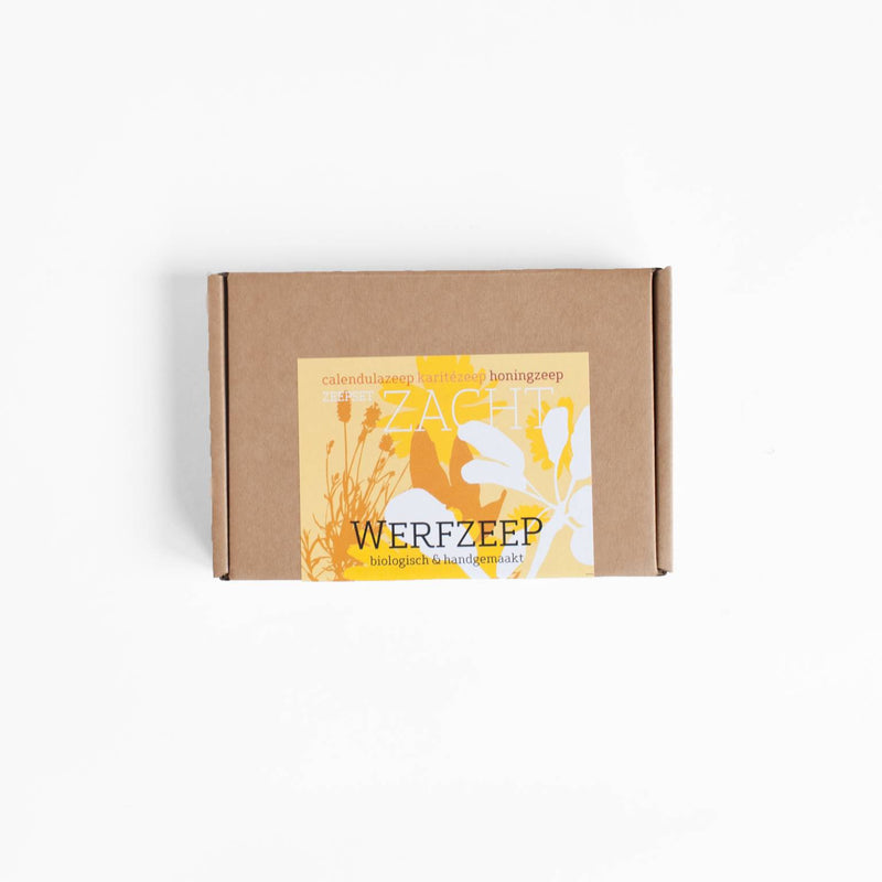 Werfzeep | Biologische Zeepbars | Cadeaubox Zacht | INDISHA